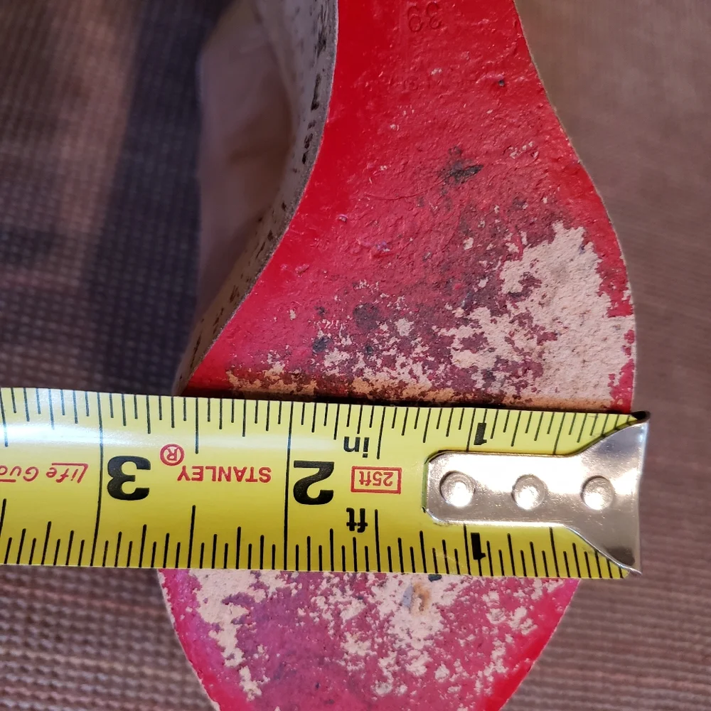 Christian Louboutin Nude Wedges - Picture 6 of 9